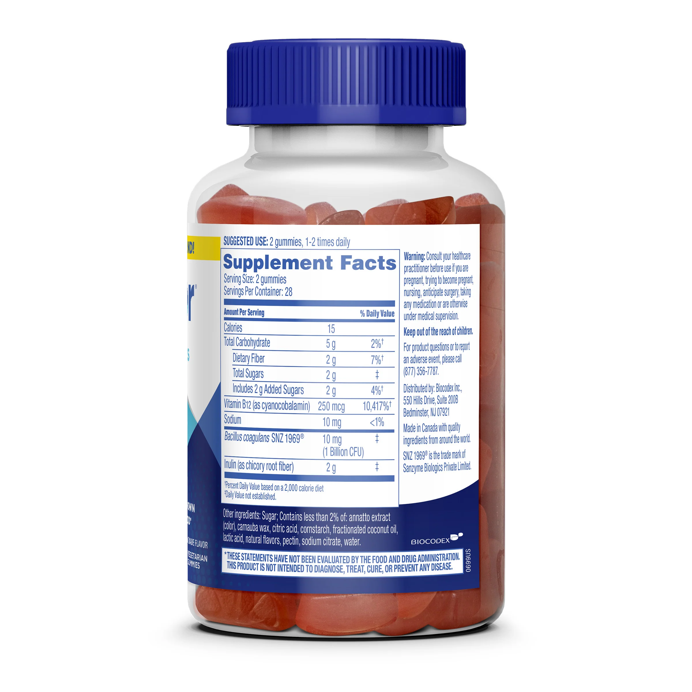 Florastor® Balanced Benefits Digest + Metabolic Support Probiotic Gummies - Image 3