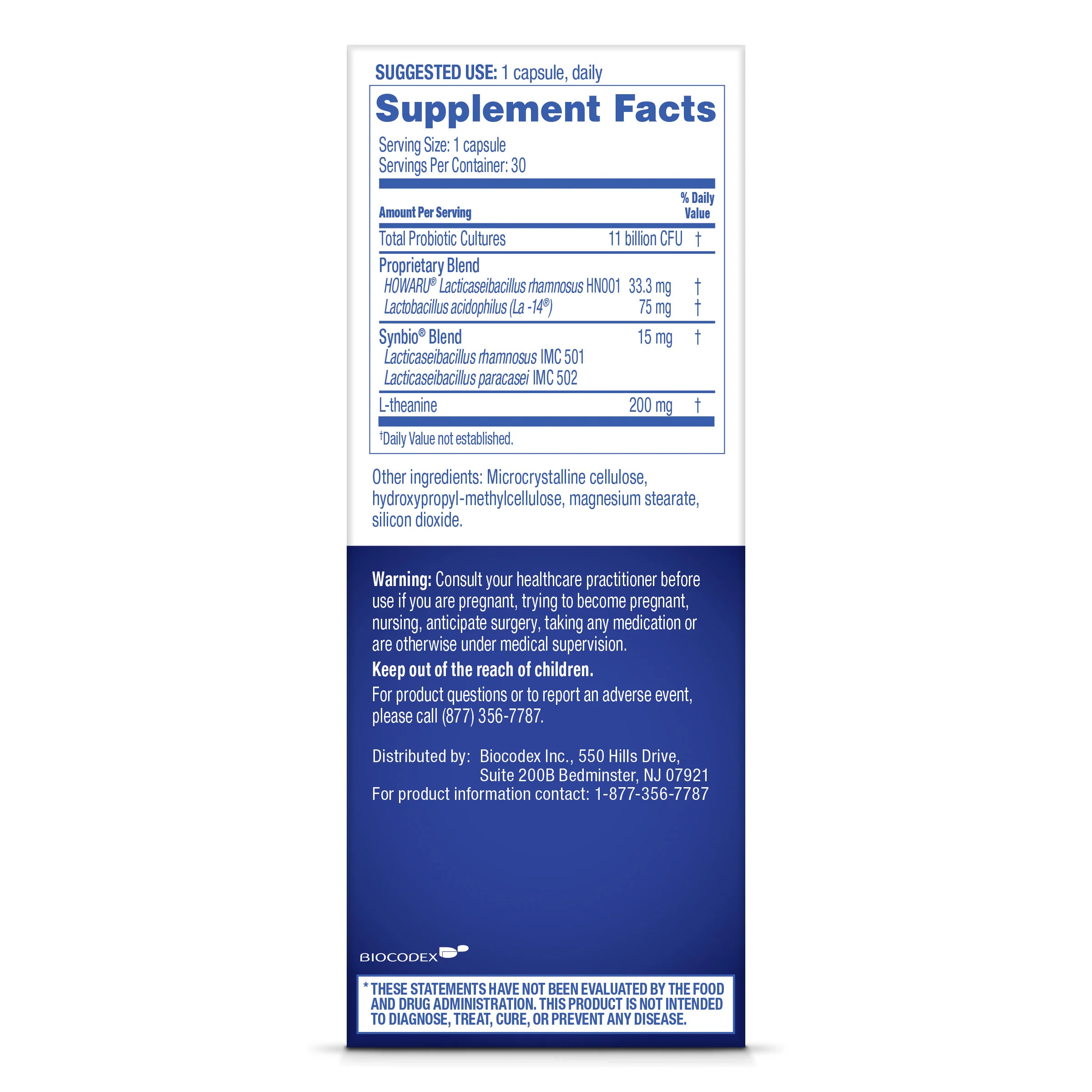 Her Florastor® Balanced Benefits Digest + De-stress Probiotic Supplement - Image 3